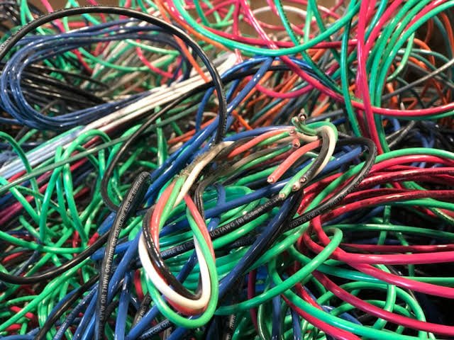 Wires and cables scrap